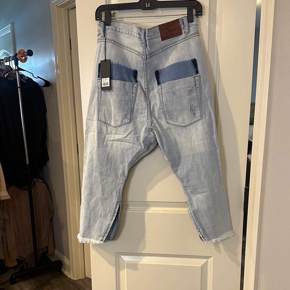 One Teaspoon Light Blue Relaxed Jeans - Picture 5 of 5